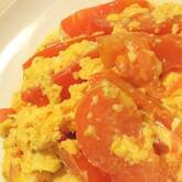 トマトと卵のショウガ炒め