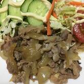 豚のカレーショウガ焼き