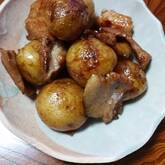 新ジャガと豚の煮っころがし