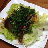 揚げナスサラダ