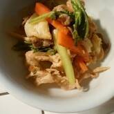 鶏むね肉のピリ辛みそ炒め