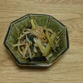 モヤシの甘酢ショウガ炒め