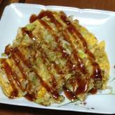 キャベツの卵とじ