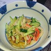 葛きりの中華サラダ