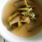 小松菜とナスのみそ汁