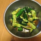 たたきキュウリの即席漬け