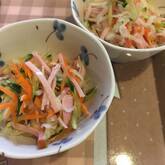 スイートチリソースとナンプラーのエスニック風春雨サラダ