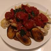 サッパリトマトソースチキンソテー