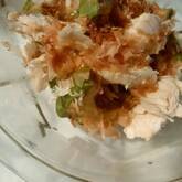 アボカドとささ身のポン酢サラダ