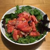 トマトと豆のビネガーサラダ