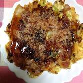 豆腐入りお好み焼き