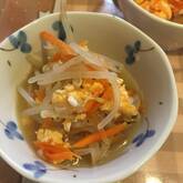 モヤシの卵とじ