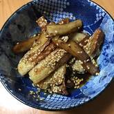 ゴボウとちくわのきんぴら