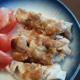 鶏もも肉の塩焼き