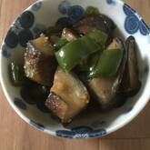ナスとピーマンのみそ炒め