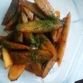 ゴボウの煮物青のり風味