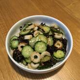 キュウリとキクラゲの中華ゴマ和え