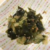 キュウリとワカメの酢の物
