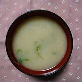 長芋のみそ汁