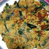 ツナニラチヂミ