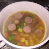 ハーブソーセージのスープ