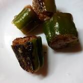 初心者も簡単！ピーマンの肉詰め照り焼きに