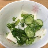 キュウリとカブの浅漬け