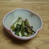 オクラの梅のり和え