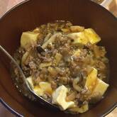 キノコたっぷりベジ麻婆豆腐