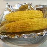 トウモロコシのレンジ蒸し焼き