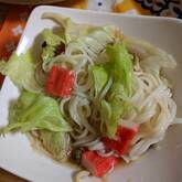 サッパリ素麺サラダ