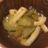 キュウリのみそ汁