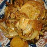 豚肉と長芋の甘みそ炒め