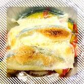 カボチャとソーセージのチーズ焼き