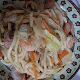 10分で簡単！ユズコショウ風味の焼きうどん