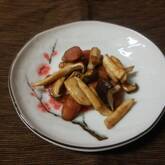 エリンギとソーセージのタレ焼き