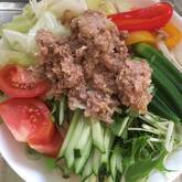 肉みそ素麺の献立