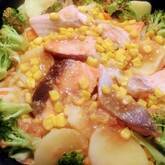 鮭ジャガのチャンチャン焼き風