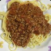 ミートカレーパスタ