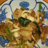 キノコと豚肉の旨味炒め