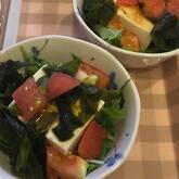 豆腐の中華サラダ