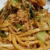 ネギたっぷり！究極のシンプル焼うどん