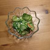 サキイカとキュウリの酢の物
