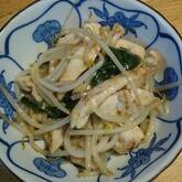 モヤシのソース炒め