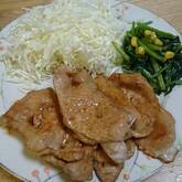 豚のショウガ焼き