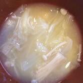 エノキのみそ汁