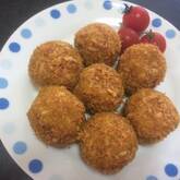 カボチャのまんまるコロッケ
