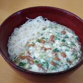 ネバネバ！さっぱりオクラ納豆のぶっかけ素麺