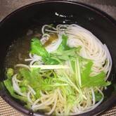 温かい ひやむぎのお吸い物 何度でも食べたくなる