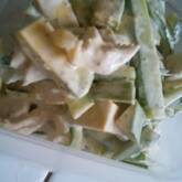 鶏ささみとアボカドのサラダ